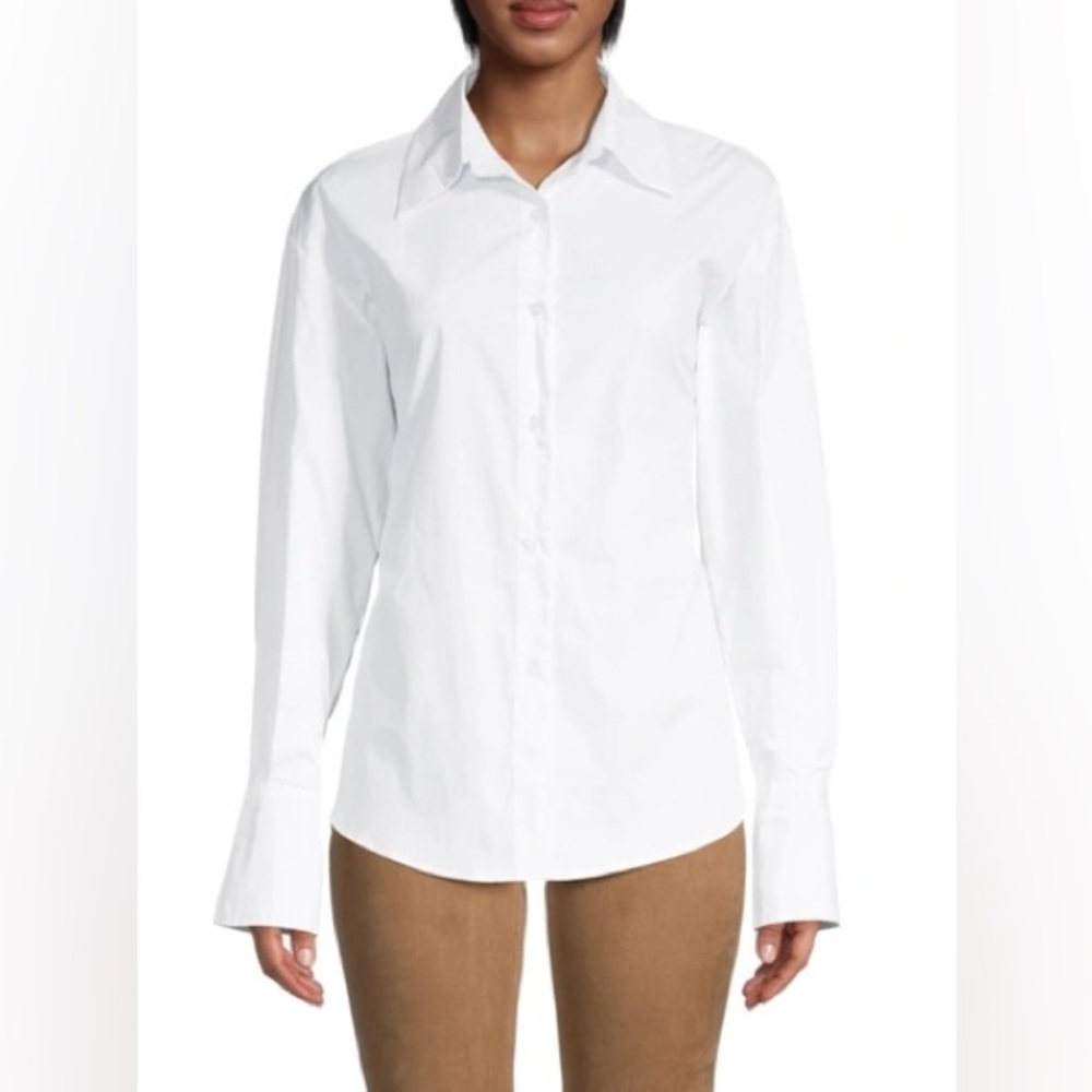 Saks OFF 5th Avantlook White Shirt